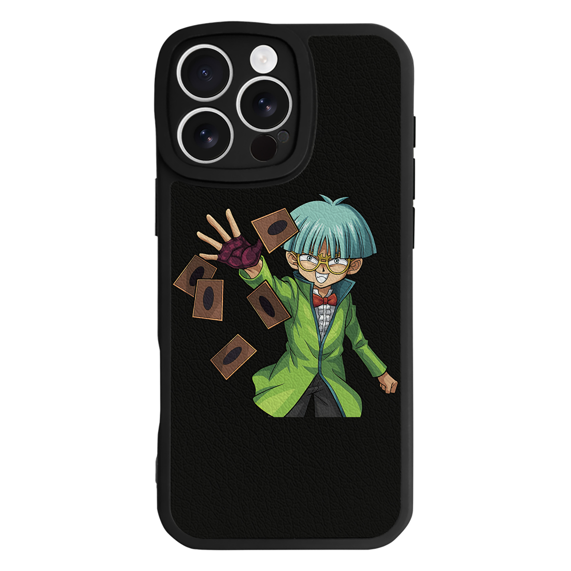 遊☆戯☆王 Yu-Gi-Oh! 【iPhone 16シリーズ対応】シリコンスマホケース（レザー調） 材質：シリコン